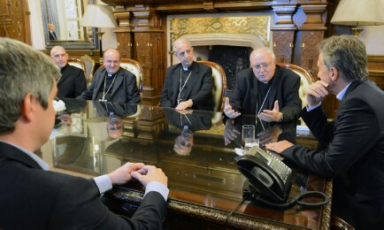 Obispos argentinos con Macri