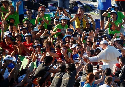 El Papa en el reciente encuentro con los jóvenes en Circo Máximo de Roma