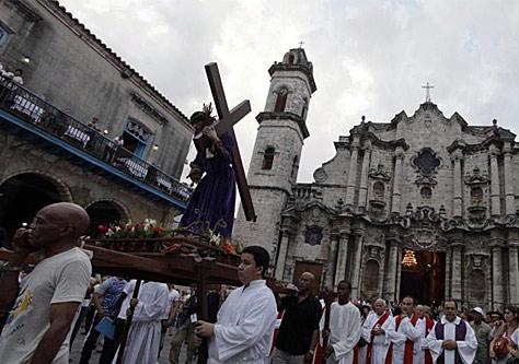 CUBA: VIA CRUCIS POR TV. La televisión del estado transmitirá varios ritos de la Semana Santa y por primera vez la Pasión de Cristo