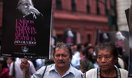 Marcha silenciosa en Ciudad de Guatemala