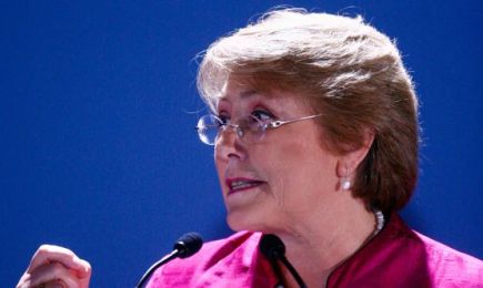 La presidente chilena Bachelet