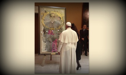 El retrato de monseñor Romero que la presidente de Argentina regaló al Papa