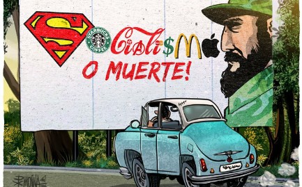 Caricaturas: Coca cola o muerte