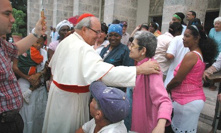 DE LOS CAMPOS DE TRABAJO A LOS HISTÓRICOS CAMBIOS CUBANOS. El cardenal de La Habana, Ortega y Alamino será el único arzobispo de todo el mundo que ha recibido a tres Papas