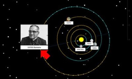 El ASTEROIDE ROMERO. De la metáfora al bautismo de un nuevo astro con el nombre del obispo salvadoreño beatificado en mayo
