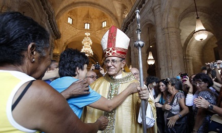 CUBA. EL SUCESOR DEL CARDENAL ORTEGA TOMA POSESIÓN EN LA HABANA. Seguir fortaleciendo el diálogo con las autoridades del Gobierno en el programa del obispo García Rodríguez