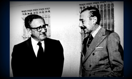 Kissinger con Videla en los años '70