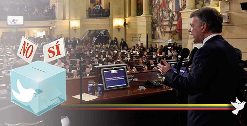 SERÁ REFERENDUM. El acuerdo de paz entre el Gobierno y las Farc se ha logrado. La palabra pasa a los colombianos, que el 2 de octubre deben dar el visto bueno