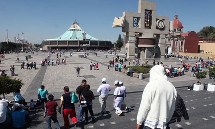 BASÍLICA DE GUADALUPE. MÁS PEREGRINOS QUE EN SAN PEDRO Y EL VATICANO. Las cifras del primado fueron proporcionadas por la Secretaría de Turismo de Ciudad de México