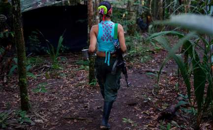 Camminando hacia el llano. Foto Eliana Aponte ELTIEMPO