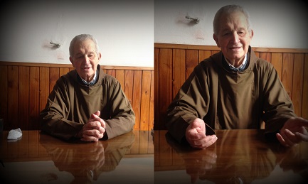 Luis Dri, 90 años, cuarto de diez hermanos de una familia del campo que siguieron todos ellos la vida religiosa