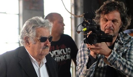 José Mujica filmado por Emir Kusturica. Foto AFP