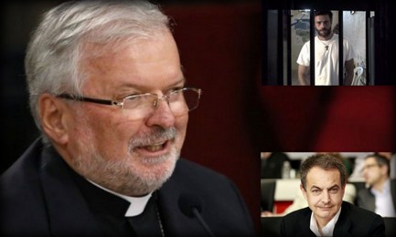 El Nuncio en Venezuela Michele Giordano, Leopoldo López, en la cárcel desde febrero de 2014 y el ex-premier de España Zapatero
