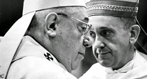 El cardenal Quarracino con Bergoglio
