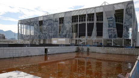 El Parque acuático. Medalla de oro al abandono (Foto Agencias)