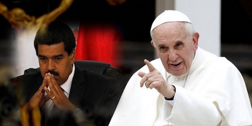 El Papa y el presidente Maduro