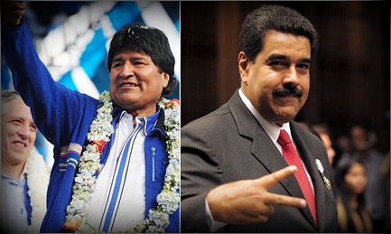 REELECCIONES A TODA COSTA. El boliviano Morales y el venezolano Maduro relanzan la apuesta por un nuevo mandato