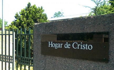 El ingreso al “Hogar de Cristo” en Santiago del Chile