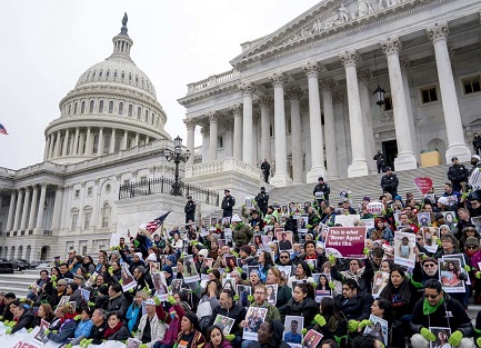 Dreamers piden garantías frente al Congreso (Foto AP - Andrew Harnik)