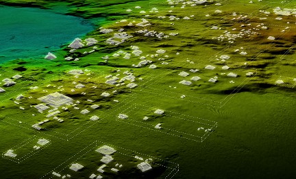 Un relevamiento con láser muestra la amplia red de ciudades, fortificaciones, almacenes y carreteras