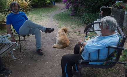 Kusturica con el ex presidente de Uruguay, José Mujica