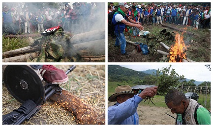 PEQUEÑA Y EJEMPLAR HISTORIA COLOMBIANA. Una comunidad indígena capturó y juzgó a dos guerrilleros del ELN, y los condenó a vivir ocho años en paz y sin armas