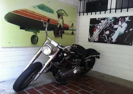 La moto usada por el capo narco y expuesta en el museo