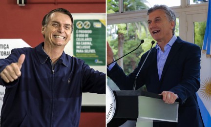 Jair Messias Bolsonaro y Mauricio Macri, tan distintos, tan parecidos